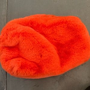 COS orange fur bag